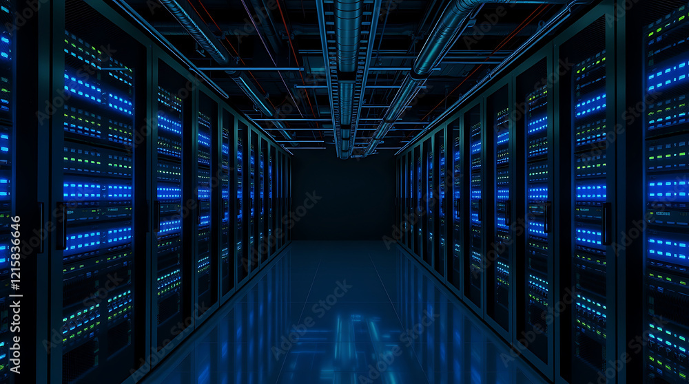 Modern Server Room: Blade Servers and Cooling Systems for Critical Business Applications
Modern Server Room: Blade Servers and Cooling Systems for Critical Business Applications