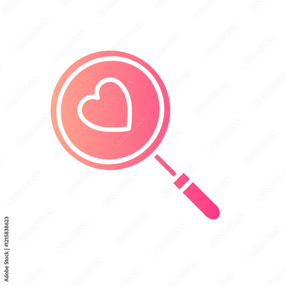 magnifying glass gradient icon magnifying glass gradient icon