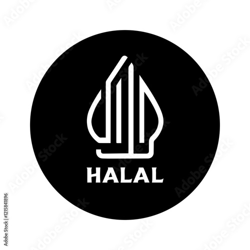 Halal Indonesia logo new branding. Indonesian halal logo rebranding