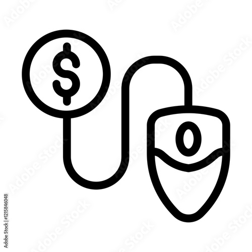 pay per click outline style