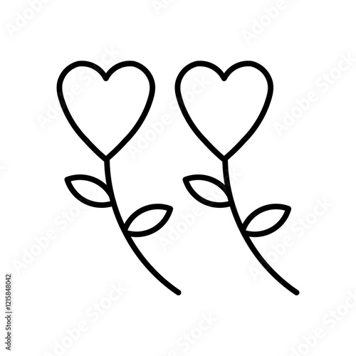 plant line icon