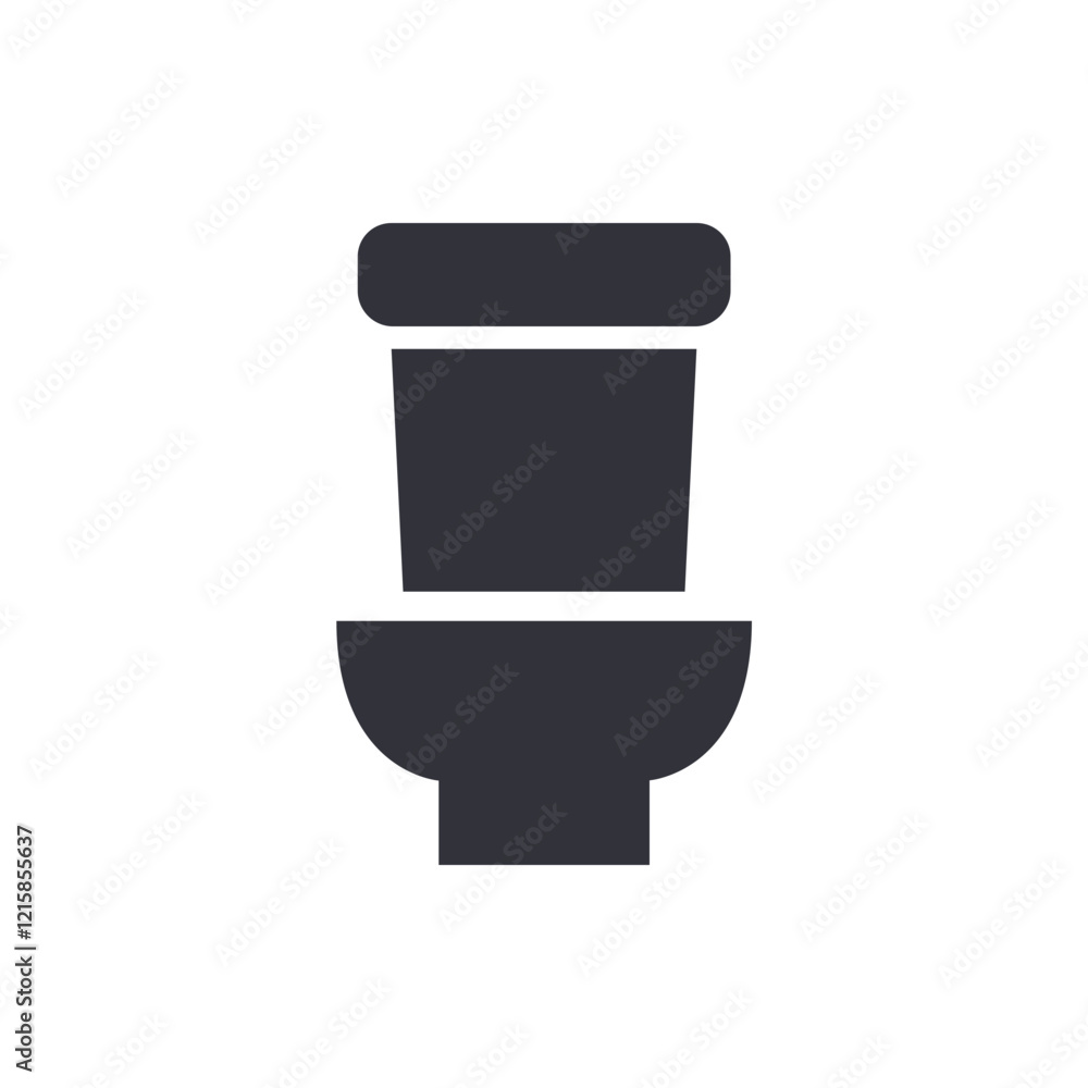 Toilet bowl solid icons, minimalist vector illustration ,simple transparent graphic element .Isolated on white background Toilet bowl solid icons, minimalist vector illustration ,simple transparent graphic element .Isolated on white background