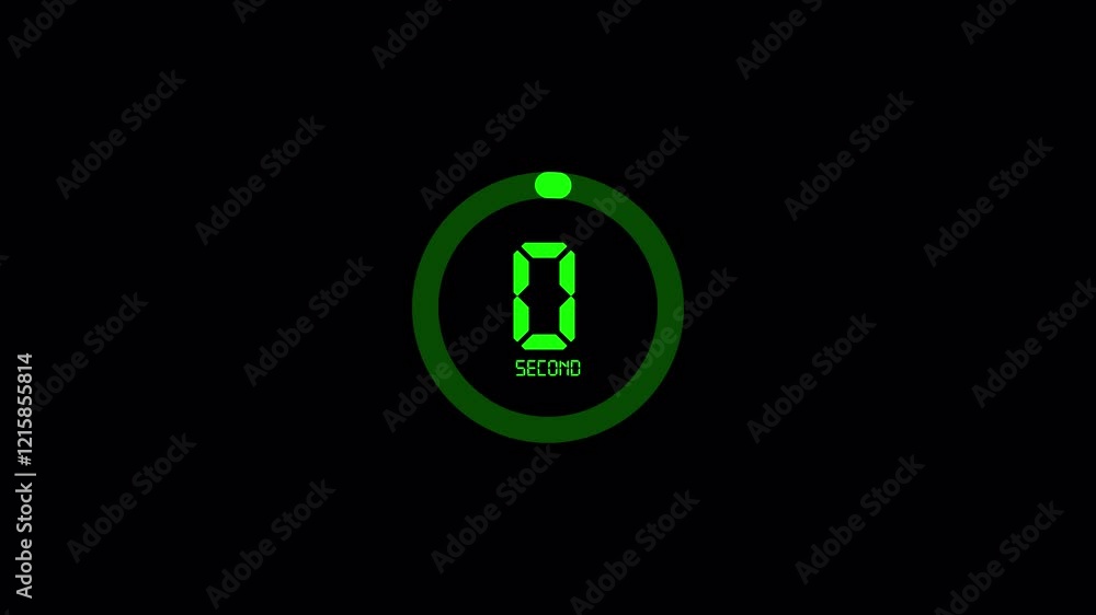 Digital circle countdown timer five seconds animation from 05 to 0 seconds on transparent background, 05 second countdown timer, Digital Countdown video
Digital circle countdown timer five seconds animation from 05 to 0 seconds on transparent background, 05 second countdown timer, Digital Countdown video