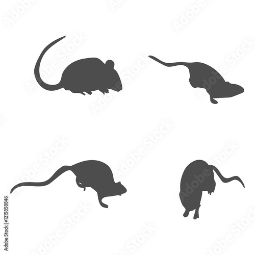 mouse icon dynamics representation of speed, intelligence, and adaptation in modern logo design