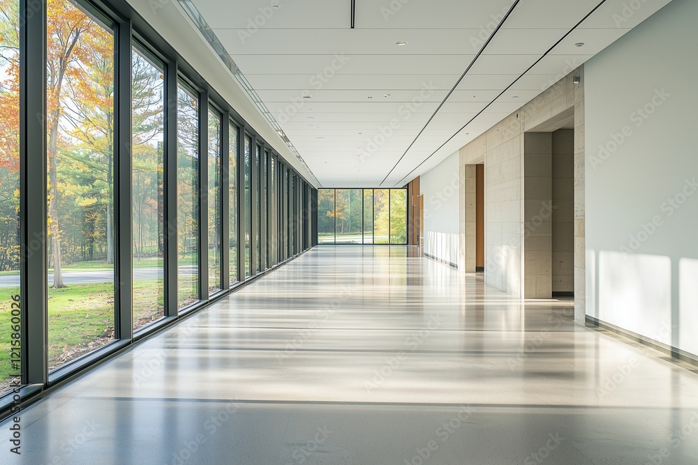 Smooth concrete, expansive glass, and lavish garden with reflective pools in a modern mansion. Smooth concrete, expansive glass, and lavish garden with reflective pools in a modern mansion.