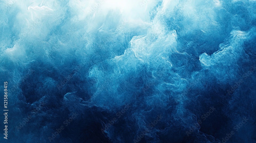 Obraz premium Blue radial gradient effect background