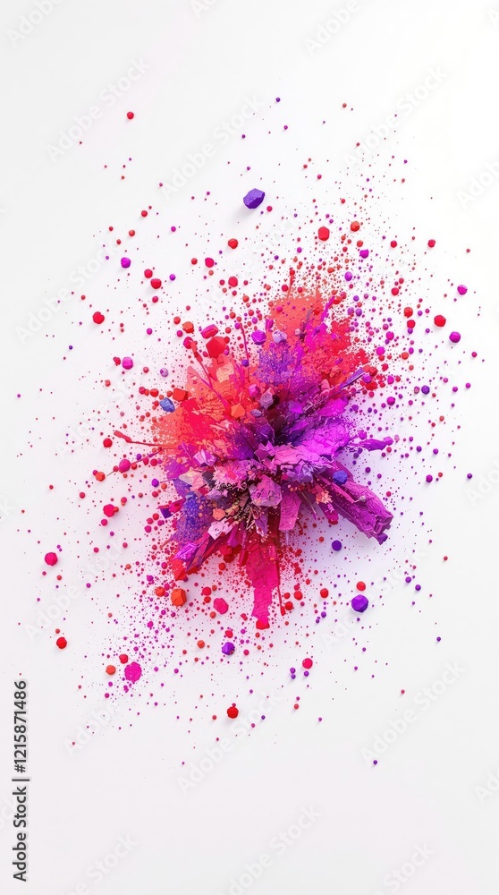 Close-up of colorful rainbow Holi paint powder dust with shadows on a white surface, rainbow colorful powder, colorful holi paint dust close-up Close-up of colorful rainbow Holi paint powder dust with shadows on a white surface, rainbow colorful powder, colorful holi paint dust close-up