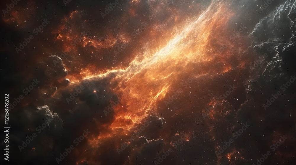 Fototapeta premium 宇宙の美しい星雲