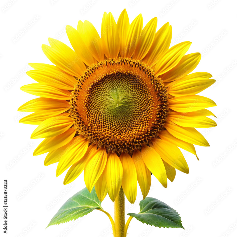Obraz premium sunflower isolated on white