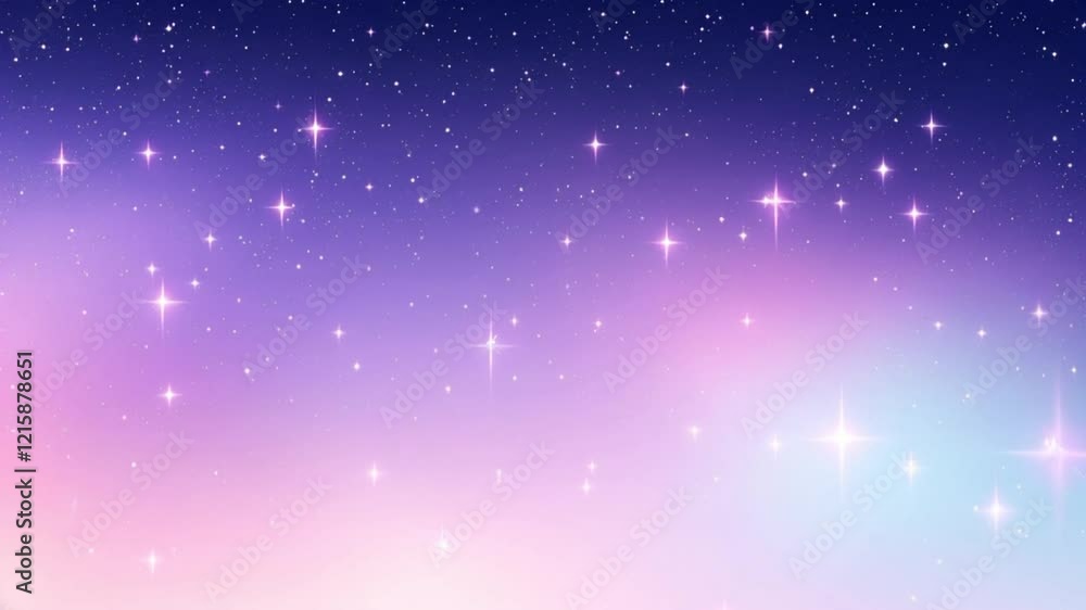 abstract starscape with glowing pastel stars (lavender, mint, and baby pink) twinkling gently abstract starscape with glowing pastel stars (lavender, mint, and baby pink) twinkling gently