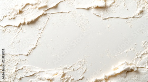 Creamy White Ice Cream Texture Background