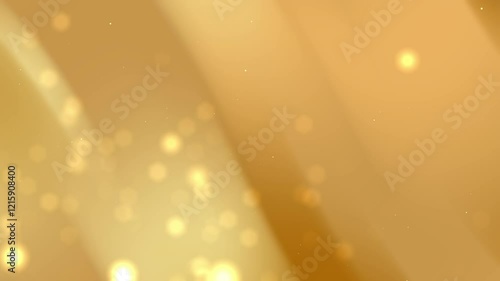 Golden fabric drapes with light specks suitable for luxurious event backgrounds, elegant designs, festive decorations, and glamorous artistic projects.