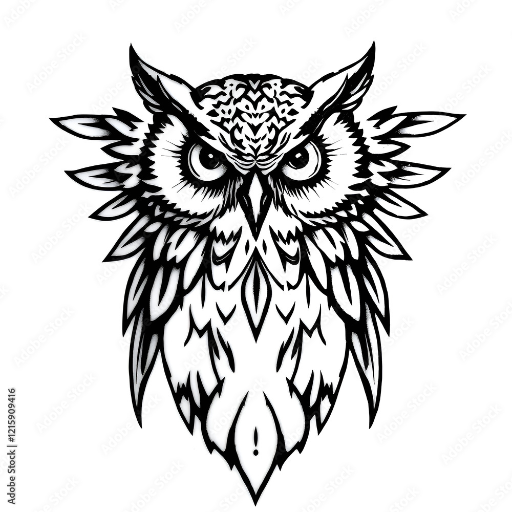 Obraz premium owl isolated on white