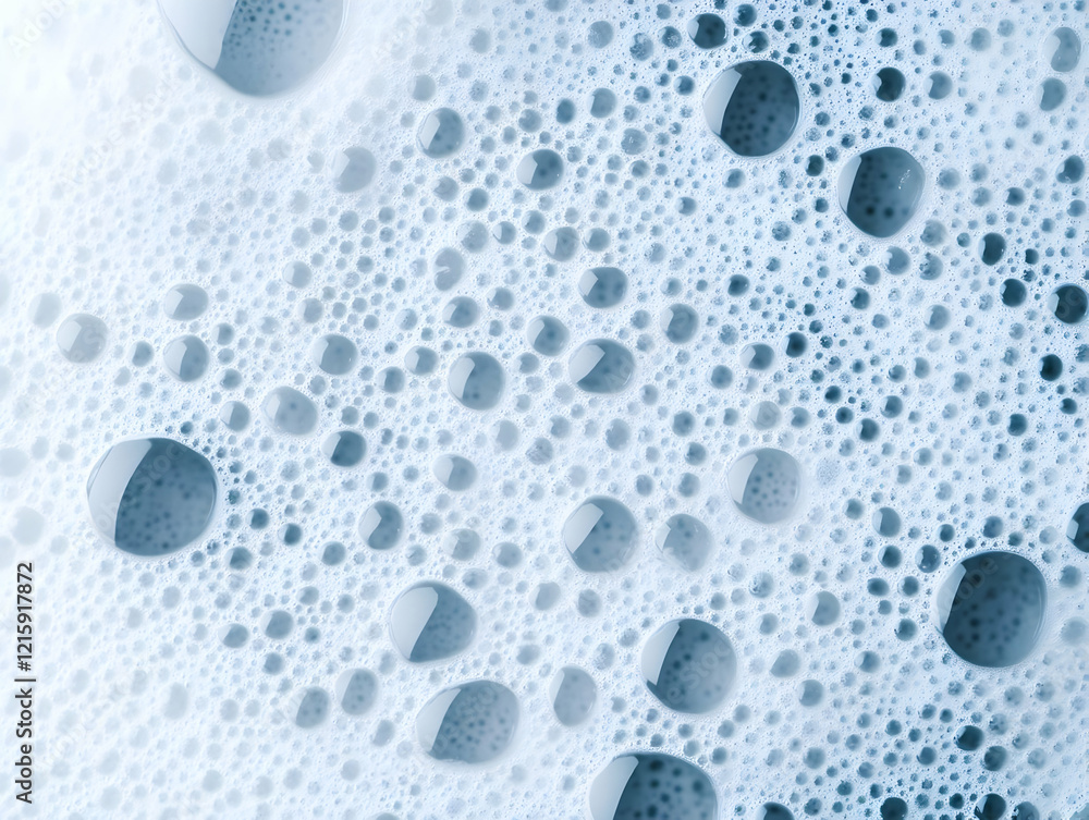 Blue Foam Bubbles Texture Background Image Blue Foam Bubbles Texture Background Image