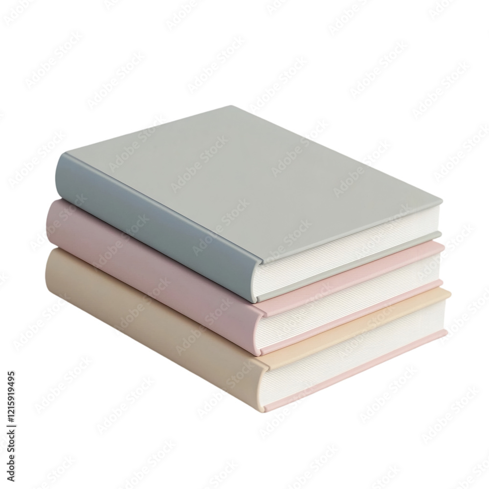 Notebook clay-rendered in soft minimalist style, featuring smooth corners, pastel tones, and subtle texture, isolated on a white background with ample space around it. Notebook clay-rendered in soft minimalist style, featuring smooth corners, pastel tones, and subtle texture, isolated on a white background with ample space around it.