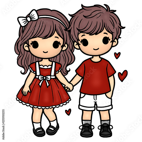 valentine couple animation