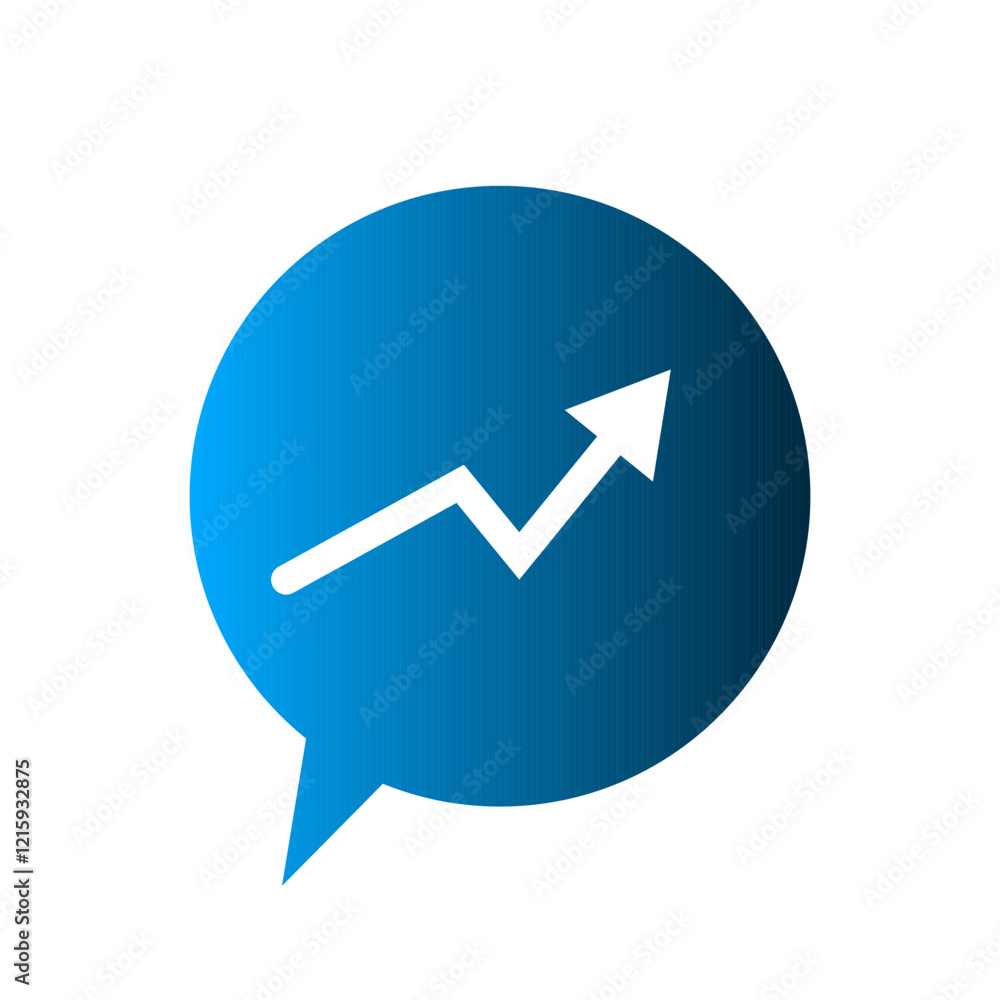 Trending icon design template Trending icon design template