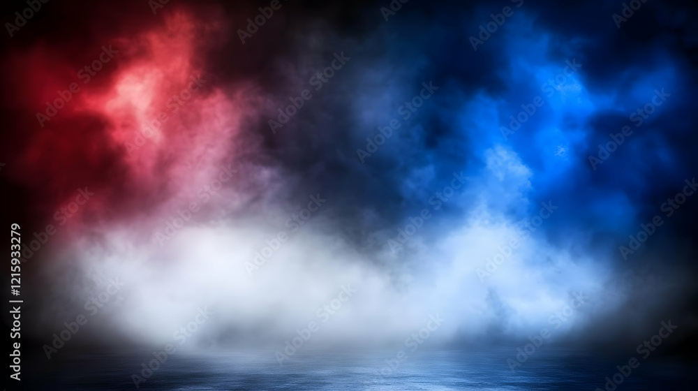 Red Blue Smoke Abstract Background Illustration Red Blue Smoke Abstract Background Illustration