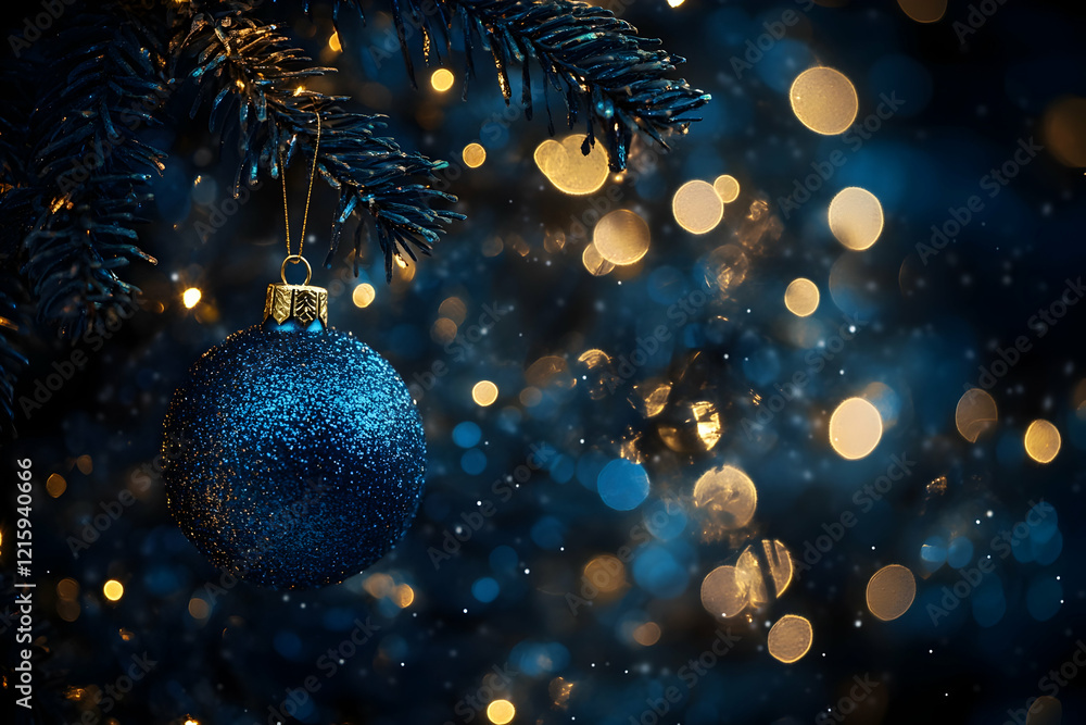 Abstract dark blue background with bokeh lights and particles, night sky Abstract dark blue background with bokeh lights and particles, night sky