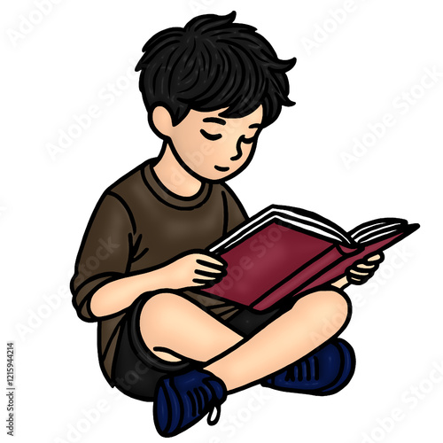 kids reading book