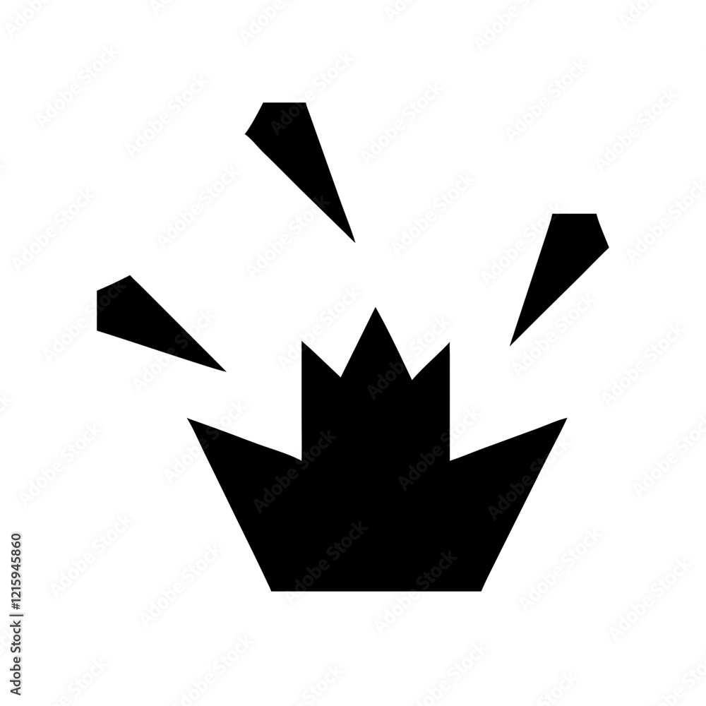 explosion icon design explosion icon design
