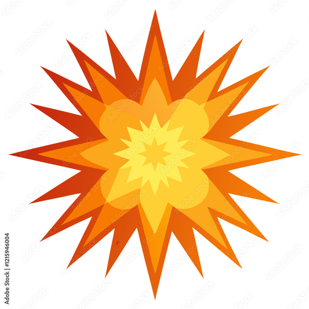 Naklejka premium explosion icon design