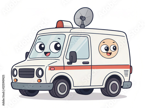 car, ambulance, vehicle, truck, emergency, transport, transportation, van, rescue, fire, isolated, cartoon, police, vector, auto, white, medicine, aid, medical, help, paramedic, illustration, red, hea photo