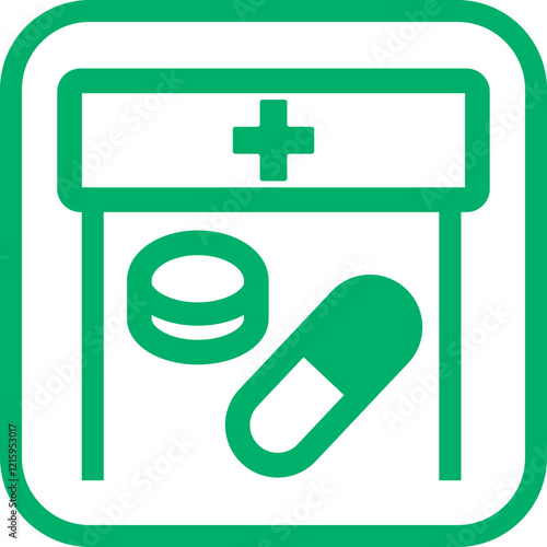 薬局を案内する標識