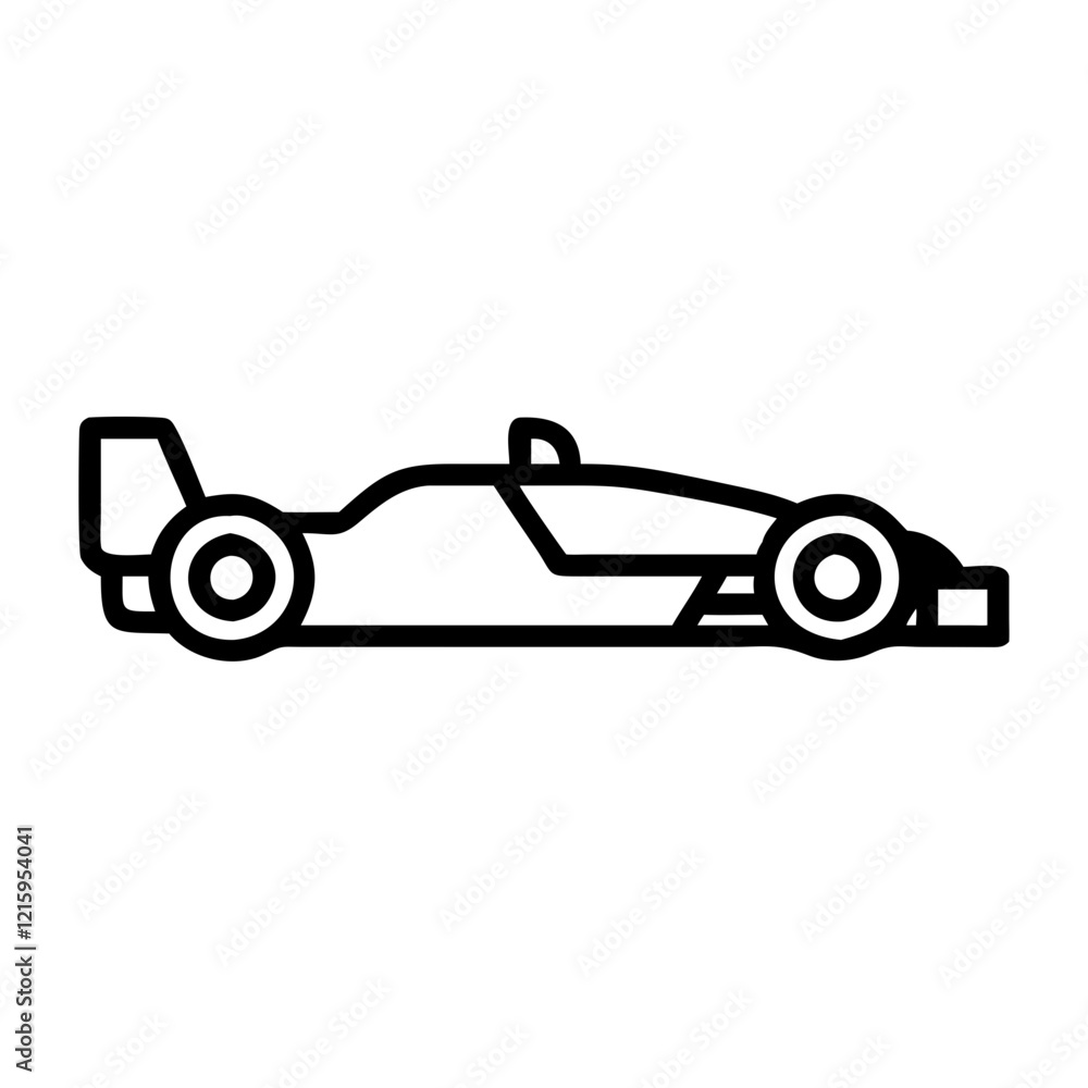 Obraz premium formula one car icon design
