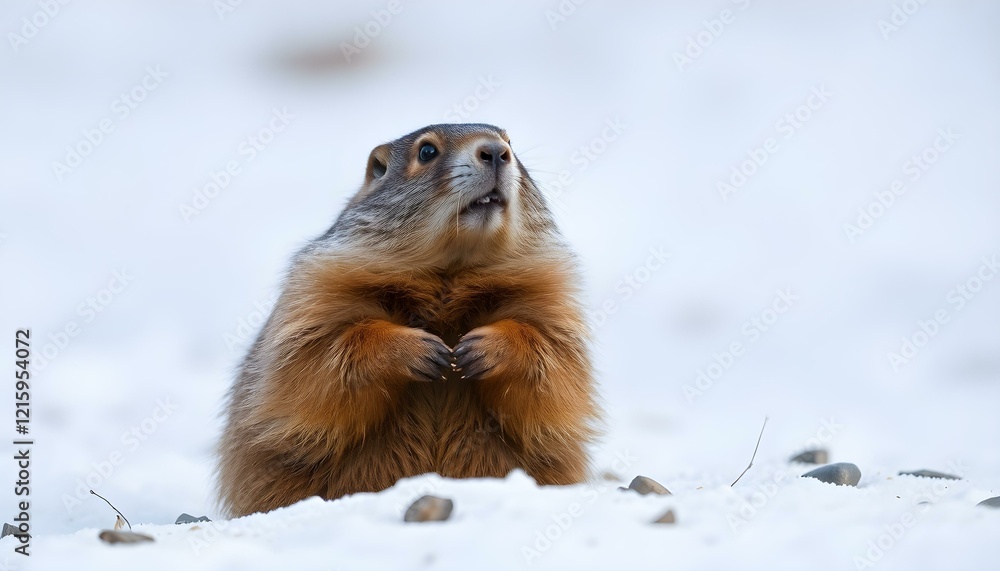 Adorable Alpine Marmot's Spring Awakening: A Whistle of Joy After Hibernation cute paws Adorable Alpine Marmot's Spring Awakening: A Whistle of Joy After Hibernation cute paws