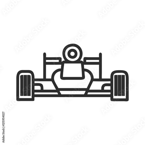 formula one car icon design
