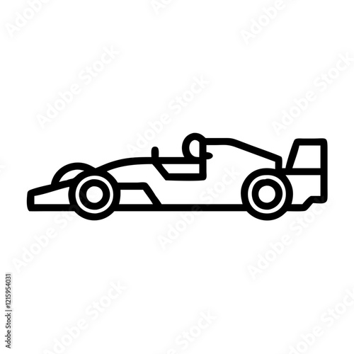 formula one car icon design