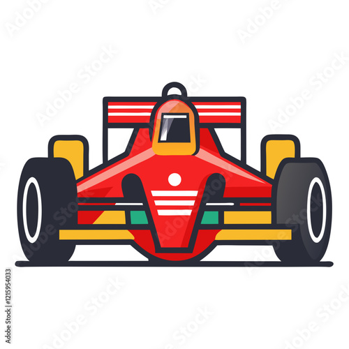 formula one car icon design