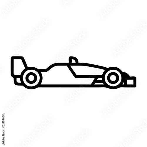 formula one car icon design
