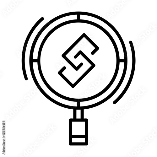 Backlinks Outline Style Icon