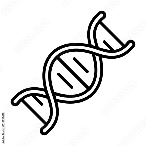 Genes Outline Style Icon