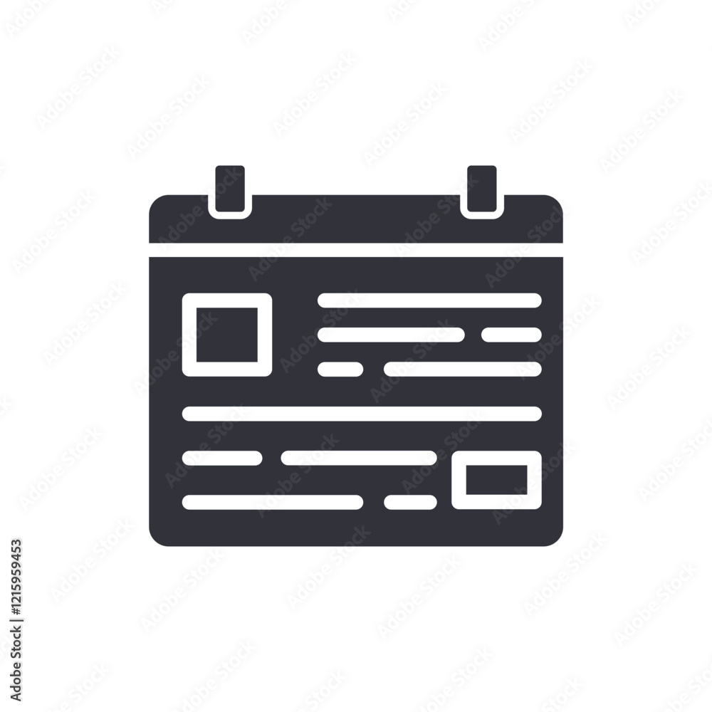 Schedule calendar solid icons, minimalist vector illustration ,simple transparent graphic element .Isolated on white background Schedule calendar solid icons, minimalist vector illustration ,simple transparent graphic element .Isolated on white background