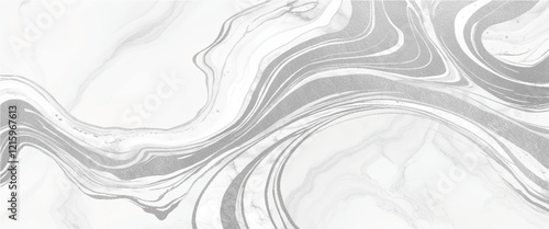 Vector abstract grey marble acrylic liquid surfaces texture design.