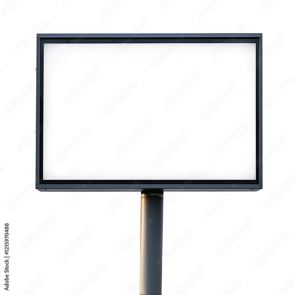 blank billboard isolated on white blank billboard isolated on white