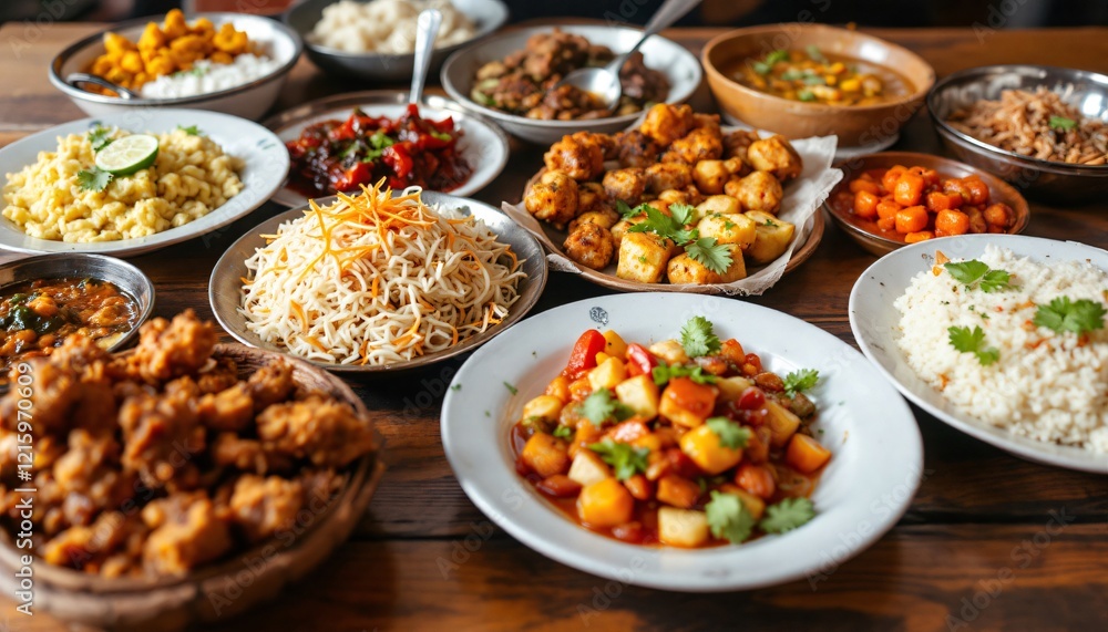 A Bountiful Feast: Diverse Dishes of Asian Cuisine A Bountiful Feast: Diverse Dishes of Asian Cuisine