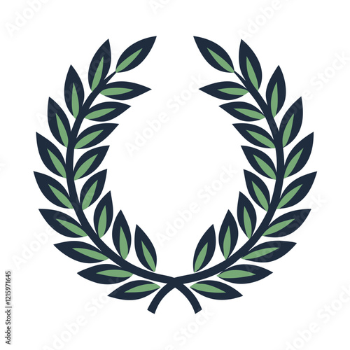 laurel wreath icon design