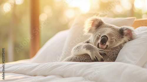 Koala's Morning Yawn: An ad...