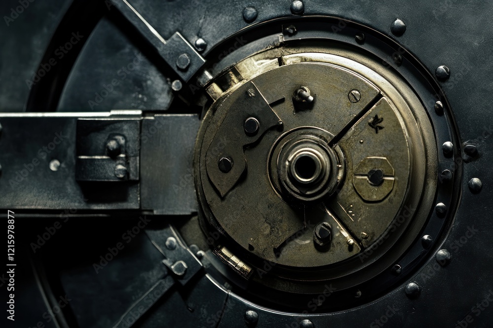 Intricate Mechanism: A Close-Up of a Complex Machine's Internal Gears Intricate Mechanism: A Close-Up of a Complex Machine's Internal Gears