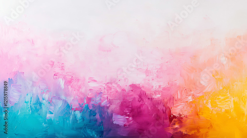 Rainbow Hues Abstract Paint...