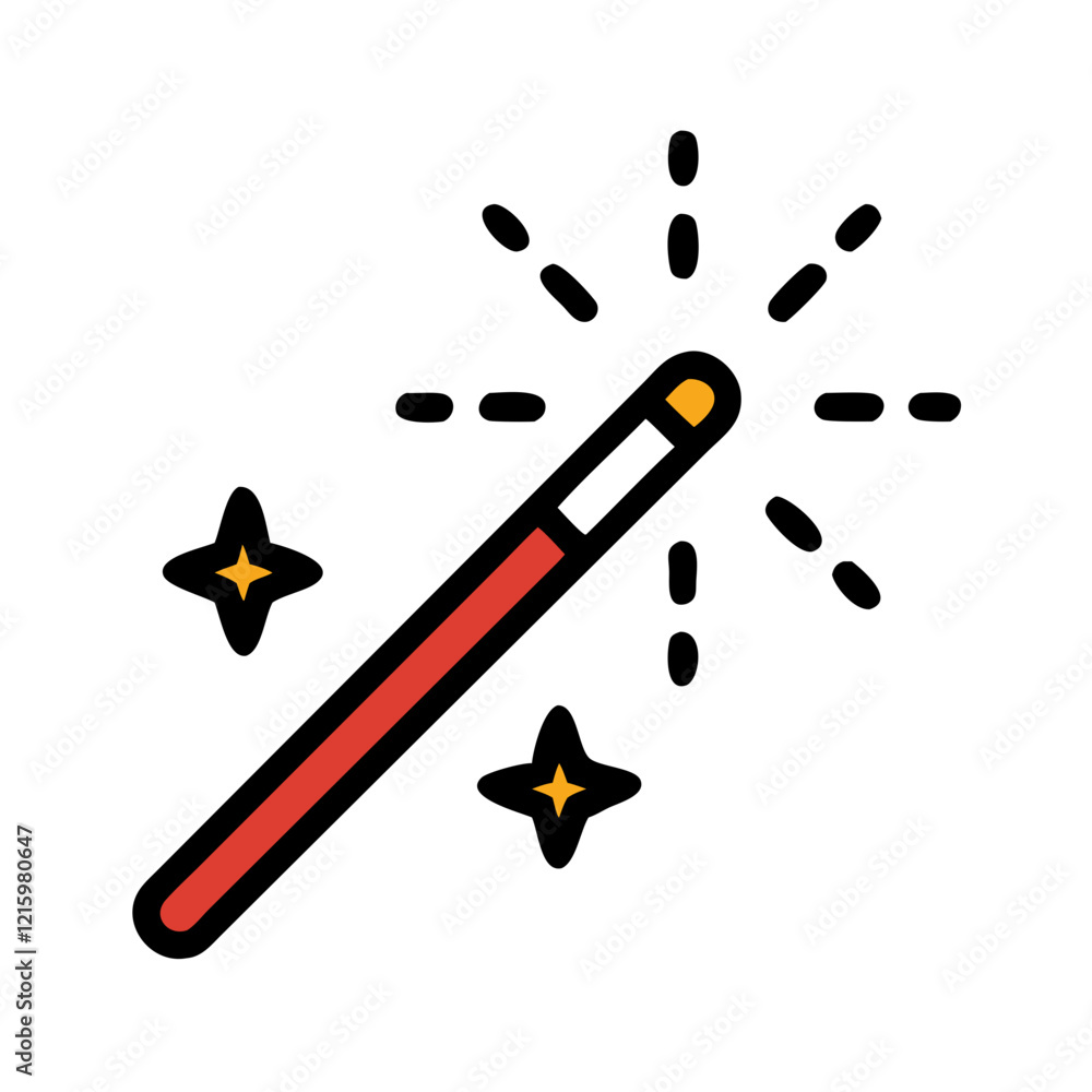 magic wand icon design magic wand icon design