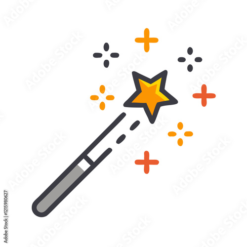 magic wand icon design