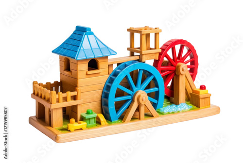 Bath waterwheel toys PNG