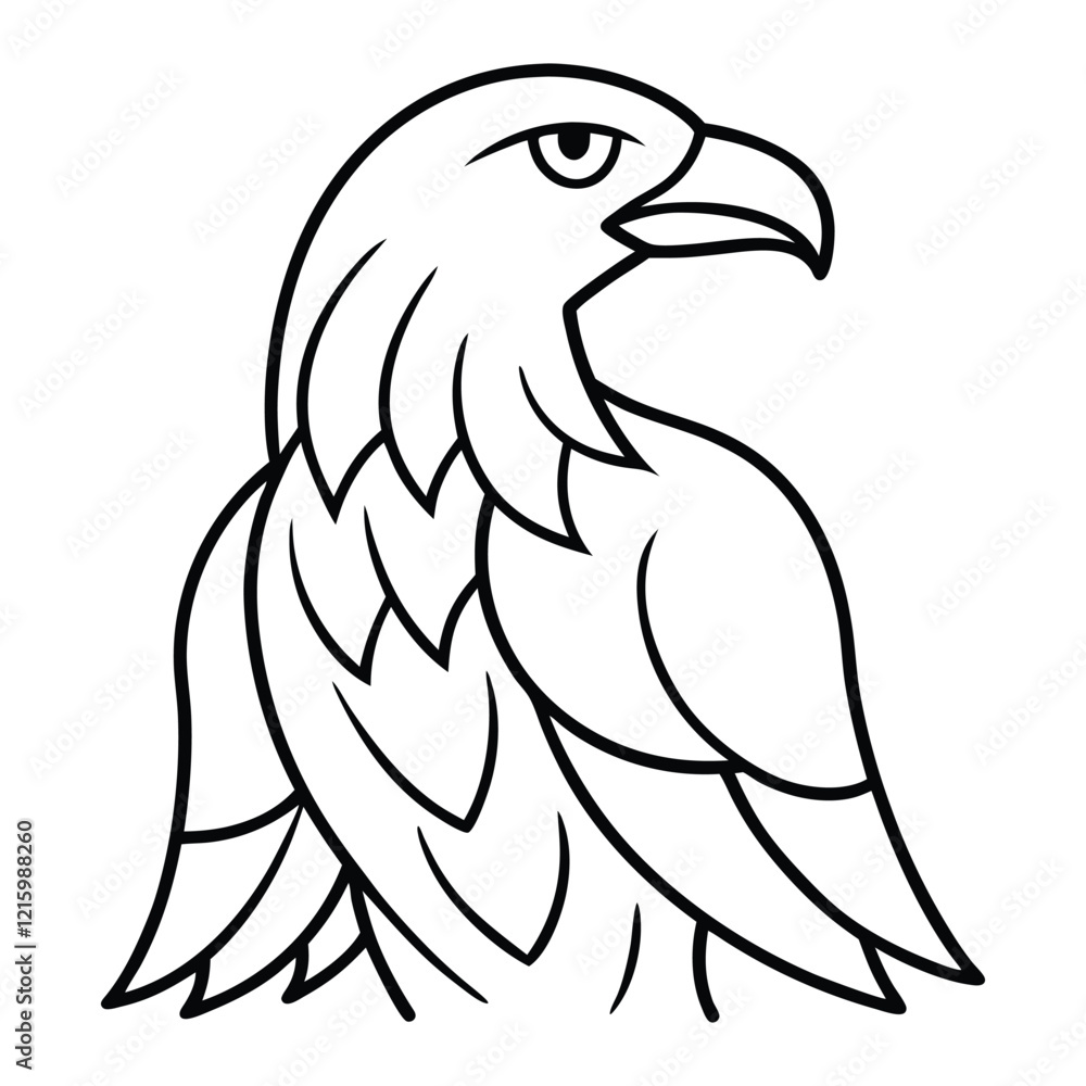 Fototapeta premium eagle vector illustration
