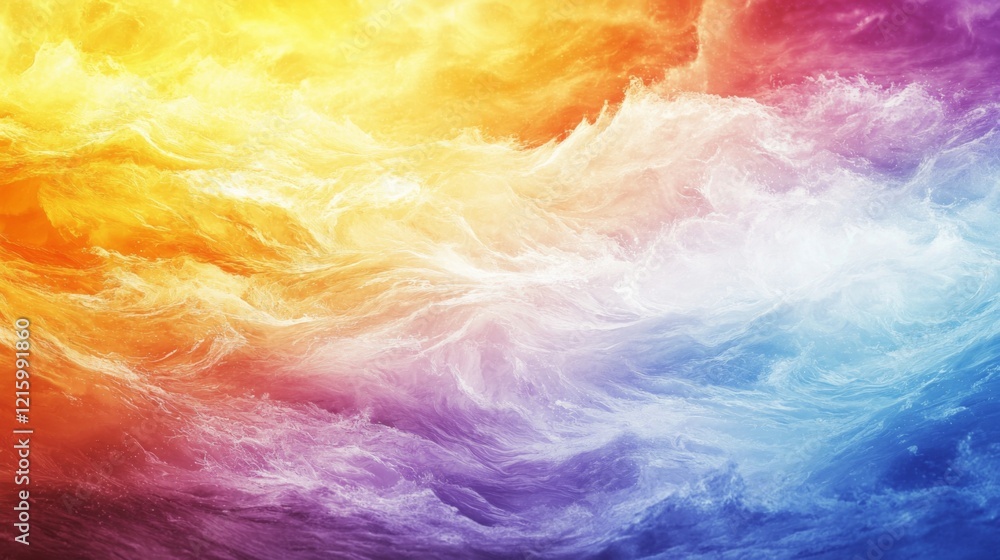 Vibrant Abstract Water Waves Colorful Ocean Texture Background Vibrant Abstract Water Waves Colorful Ocean Texture Background