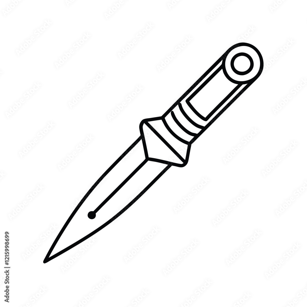 Precision Craft Knife Illustrations - Essential Tools for Creative and DIY Projects Precision Craft Knife Illustrations - Essential Tools for Creative and DIY Projects